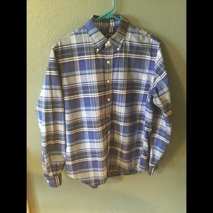 Ralph Lauren blue plaid shirt